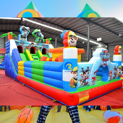 Logotipo personalizado aceptable Gran tobogán inflable ideal para alquileres de fiestas y eventos