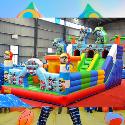Logotipo personalizado aceptable Gran tobogán inflable ideal para alquileres de fiestas y eventos