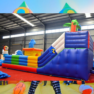 Logotipo personalizado aceptable Gran tobogán inflable ideal para alquileres de fiestas y eventos