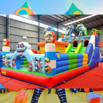 Logotipo personalizado aceptable Gran tobogán inflable ideal para alquileres de fiestas y eventos