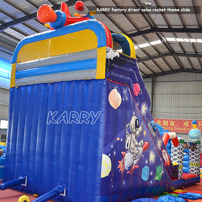 Casas de cohetes inflables de PVC para fiestas comerciales Alquiler y juegos inflables Moonwalk