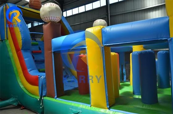 Curso de obstáculos inflable para alquiler 4x4x3m o para ocasión personalizada