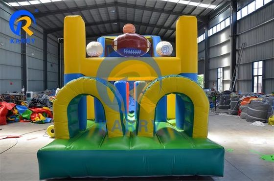 Curso de obstáculos inflable para alquiler 4x4x3m o para ocasión personalizada