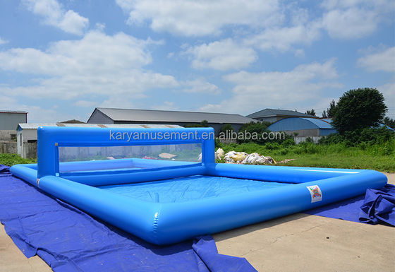 Experimenta la divertida piscina de voleibol comercial con accesorios incluidos