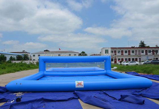 Experimenta la divertida piscina de voleibol comercial con accesorios incluidos