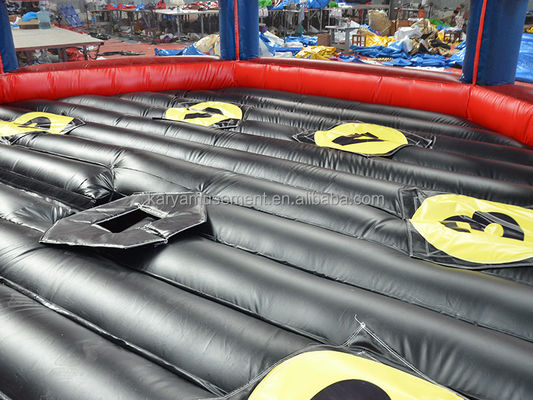 Matilla de máquina de fusión de PVC inflable con eliminador de brazo de barrido de barrido de género neutral