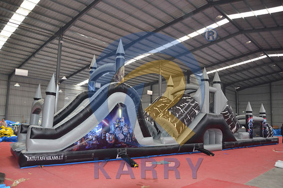 OEM aceptable gigante inflable irregular casa de rebote para niños y adultos en juegos deportivos
