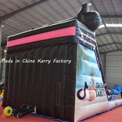 PVC 26FT Bloqueador inflable Jardín de juegos Casa de salto tobogán de agua Niños Castillos de salto