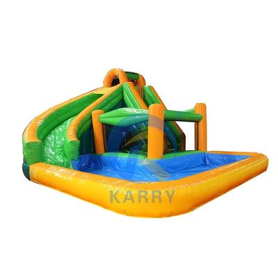 Material de PVC Juego para niños al aire libre Pequeño parque acuático inflable Juegos con y 5-10 pasajeros