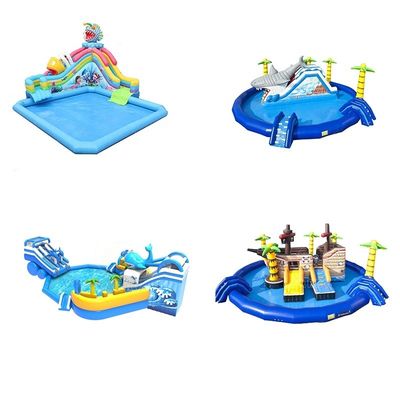 Parque acuático inflable asequible Perfecto para uso comercial