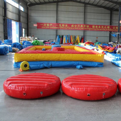 Impresión digital Blu Inflables Air Stepping Stones Juguetes de agua para el juego de piscina sellada