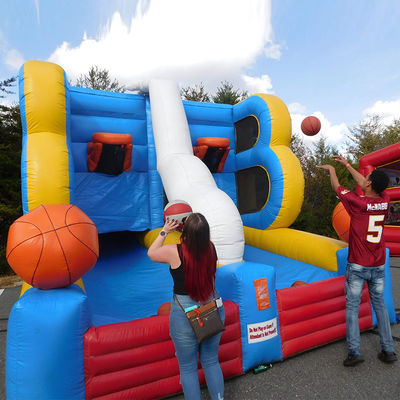 Unisex Baloncesto Inflables Juego de Tiro de Carnaval para Fiestas Dos Jugadores Dos Cestas