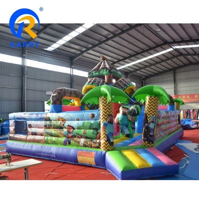 PARQUE TEMÁTICO PORTABLE Inflables para minas y artesanías Fun características personalizadas 14 años