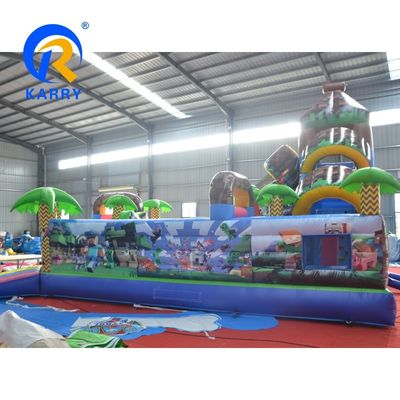 PARQUE TEMÁTICO PORTABLE Inflables para minas y artesanías Fun características personalizadas 14 años