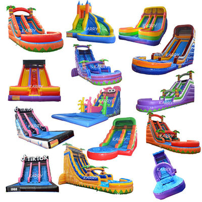 Deslizamiento alpino estimulante para adultos Deslizamiento de agua inflable Piscina Niños Deslizamiento interior