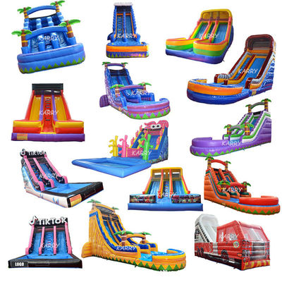 Deslizamiento alpino estimulante para adultos Deslizamiento de agua inflable Piscina Niños Deslizamiento interior