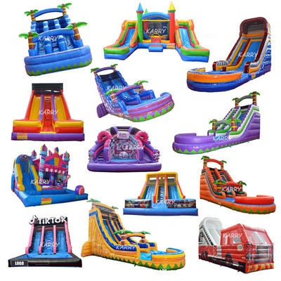 Deslizamiento alpino estimulante para adultos Deslizamiento de agua inflable Piscina Niños Deslizamiento interior