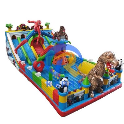 Salto más grande salpicador para niños y adultos tamaño personalizado patio de recreo inflable