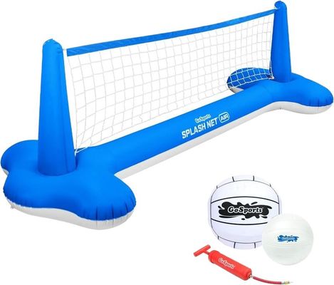 Actividades acuáticas y terrestres Red de voleibol de playa inflable con diseño personalizado