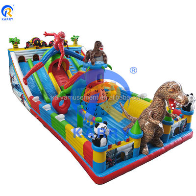 Salto más grande salpicador para niños y adultos tamaño personalizado patio de recreo inflable