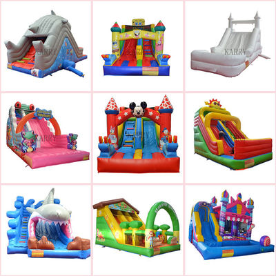 Logotipo personalizado Parque acuático de PVC juego inflable tobogán N tobogán para niños grandes diversión sin fin