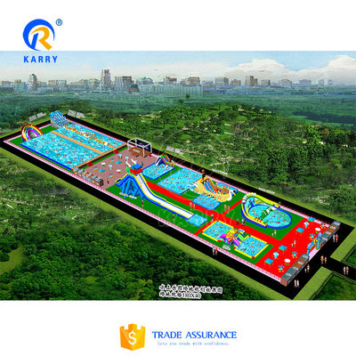 5-10 Niños permiten parque acuático inflable en el hotel Resort para diversión y emoción