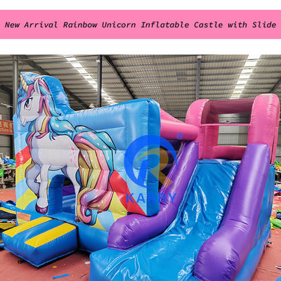 Commercial Party Rental Inflatable Bouncy Castle Combo con kits de reparación incluidos