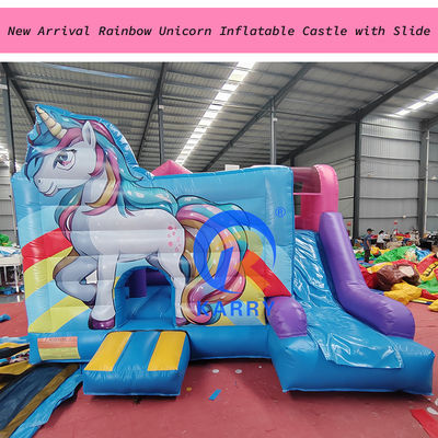 Commercial Party Rental Inflatable Bouncy Castle Combo con kits de reparación incluidos