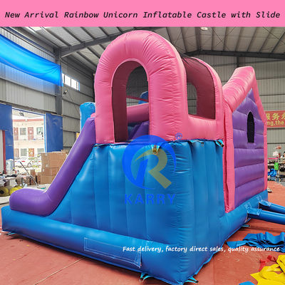 Commercial Party Rental Inflatable Bouncy Castle Combo con kits de reparación incluidos