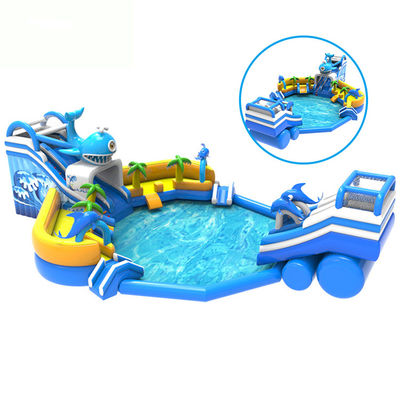 Piscina de gran tamaño Inflable Combo Piscina redonda Parque acuático para niños Entretenimiento