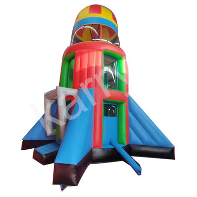 Rango de edad unisex 14 años más PVC cohete inflable Aventura aerotransportada para diversión sin fin
