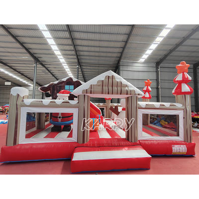 CE/EN71/EN14960 Certificado Inflable de Navidad Casa de salto combo para niños Parque de juegos
