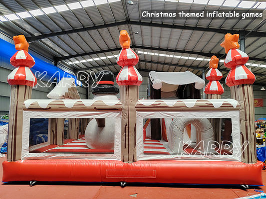 CE/EN71/EN14960 Certificado Inflable de Navidad Casa de salto combo para niños Parque de juegos
