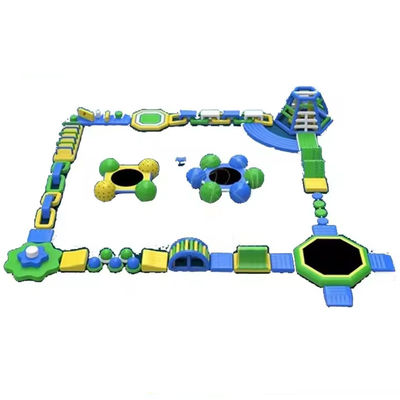 Entretenimiento Parque acuático inflable con kit de soplado y reparación Capacidad máxima 100-500 kg