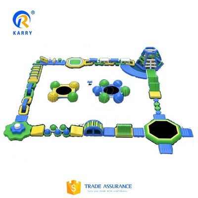 Entretenimiento Parque acuático inflable con kit de soplado y reparación Capacidad máxima 100-500 kg
