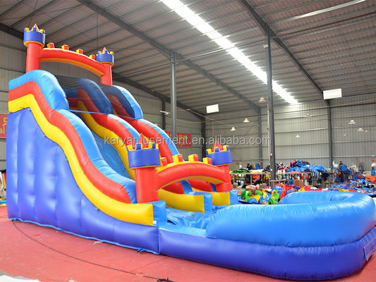 CE/EN71/EN14960 Certificado 29f tobogán de piscina inflable perfecto para entretenimiento en interiores y exteriores