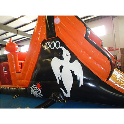 Slide portátil de salpicador inflable y trampolín de agua para el castillo de salto para uso comercial