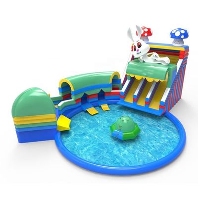 Capacidad máxima 100-500 kg Parque acuático inflable Atracciones acuáticas Parque de diversiones para fiestas