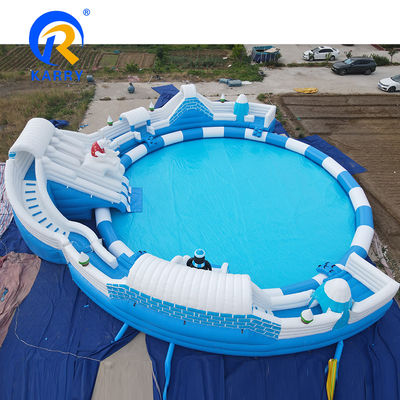 Capacidad máxima 100-500 kg Parque acuático inflable Atracciones acuáticas Parque de diversiones para fiestas