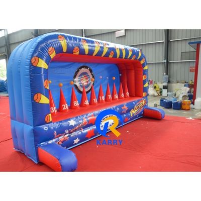 Juegos deportivos unisex Juego de tiro de carnaval Juego de baloncesto inflable para fiesta al aire libre