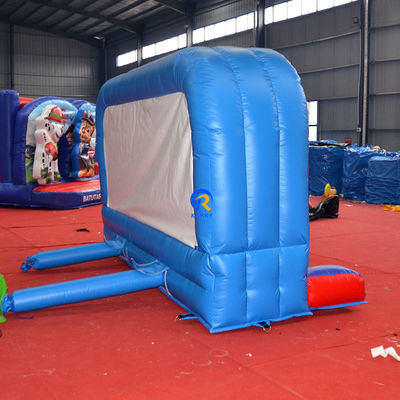 Juegos deportivos unisex Juego de tiro de carnaval Juego de baloncesto inflable para fiesta al aire libre