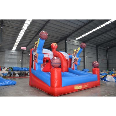 Jardín de juegos al aire libre Juego de fiesta inflable Juego de baloncesto personalizado Trampolín de tiro