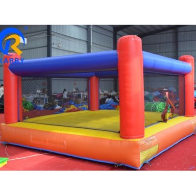Adultos y niños Juego inflables interactivos Boxeo Anillo de salto cama trampolín