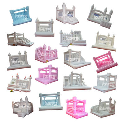 Personaliza Acceptado Inflable Castillo Rebobinado Combo Deslizador para Fiesta de bodas Moonwalk