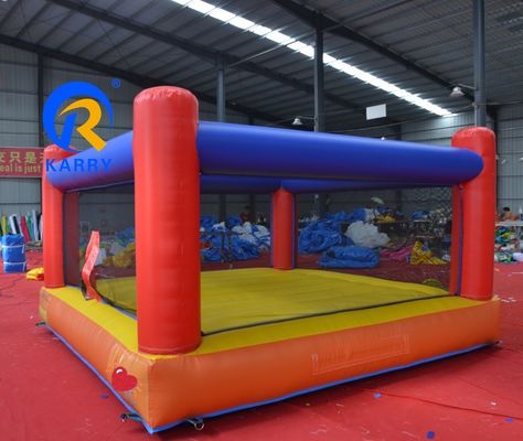 Adultos y niños Juego inflables interactivos Boxeo Anillo de salto cama trampolín