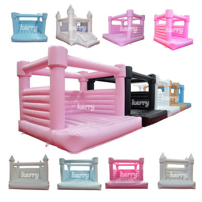 Personaliza Acceptado Inflable Castillo Rebobinado Combo Deslizador para Fiesta de bodas Moonwalk