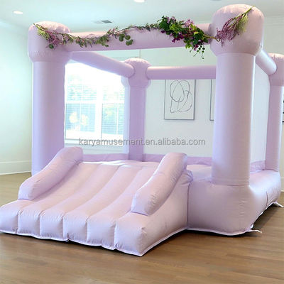 Personaliza Acceptado Inflable Castillo Rebobinado Combo Deslizador para Fiesta de bodas Moonwalk
