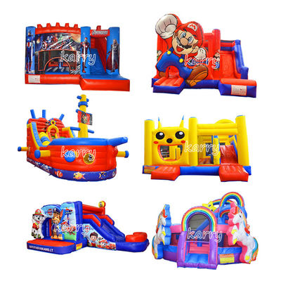 Colección comercial de castillos inflables con kits de reparación de sopladores y logotipo personalizado