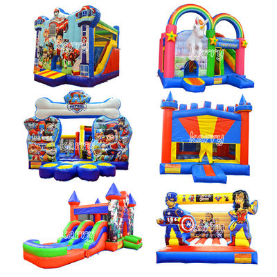 Colección comercial de castillos inflables con kits de reparación de sopladores y logotipo personalizado