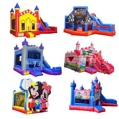 Colección comercial de castillos inflables con kits de reparación de sopladores y logotipo personalizado